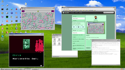 screenshot from a campus computer